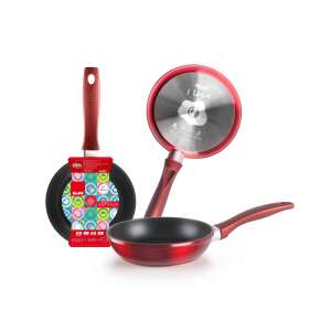 Ibili MiniAlu red aluminum frying pan, 14x3 cm - Ibili