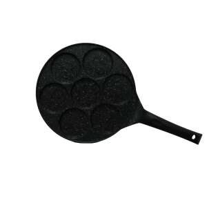 Patelnia do naleśników Ibili Natura, czarna, aluminiowa, 7 mini naleśników - Ibili