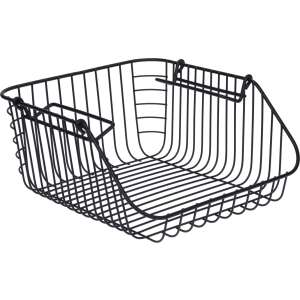 Kosz do przechowywania Excellent Houseware, metalowy, 30x27x14 cm, czarny 53186048 - Przechowywanie żywności