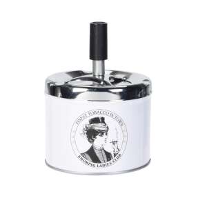 Scrumiera Excellent Houseware , metal, 9x12 cm, alb/negru 53415409 - Excellent Houseware