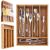 Koopman Excellent Housewares Drawer Cutlery Organizer, Bamboo, 35x26x5 cm, Brown 53425939