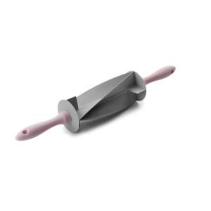 Ibili croissant dough roller, grey and pink, for making perfect croissants - Ibili
