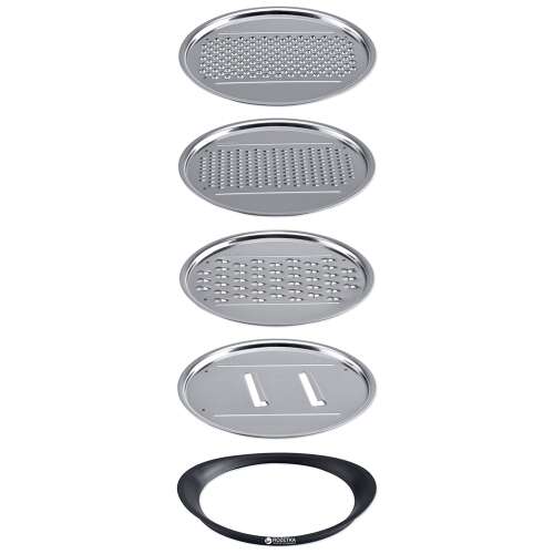 BergHOFF Zeno grater set, stainless steel, 16 cm, silver/black