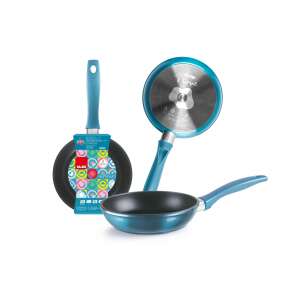 Ibili MiniAlu-Blueberry serpenyő, kék, tapadásmentes, 14 cm - Ibili