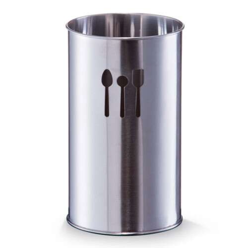 Ibili stainless steel cutlery holder, 10x18.5 cm, silver