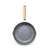 Fissman Shadow Borneo deep frying pan, 24x7.2cm, aluminum, gray, top view