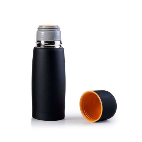 Ibili stainless steel thermos, black, 1 liter capacity, keeps drinks hot or cold for 12 hours