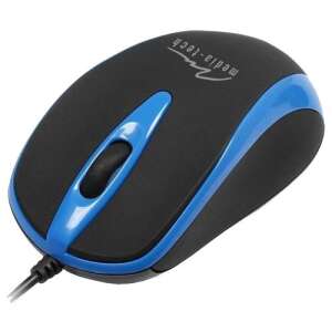 Media-Tech MT1091B wired optical mouse, black and blue - Media-Tech