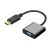 Адаптер Lanberg, DisplayPort (м) към VGA 15-пинов (ж), Черен (AD-0002-BK) 53211154