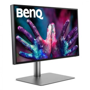 BenQ PD2725U 27-Zoll 4K HDR Profi-Monitor, seitliche Ansicht - Monitore