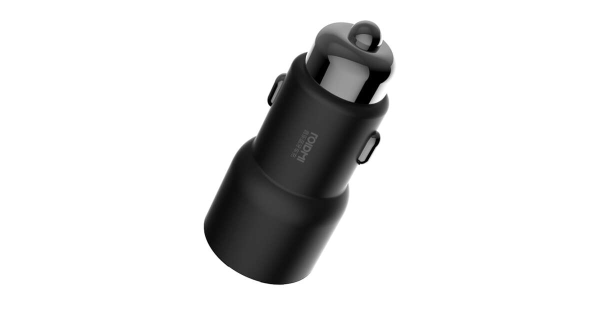 Xiaomi Roidmi 3S Bluetooth FMtransmitter/Szivargyújtó töltő Fekete