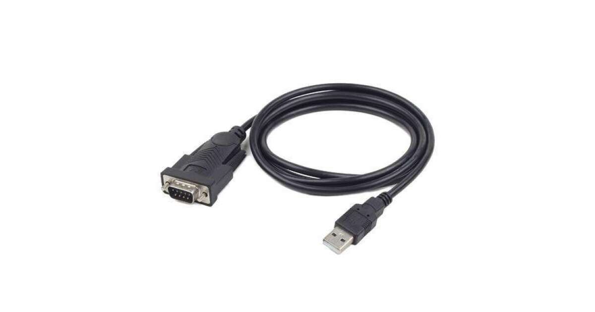 Gembird UAS-DB9M-02 USB 2.0 - RS232 soros port átalakító kábel 1.5m ...