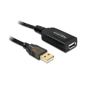 Delock USB 2.0 Extension Cable, active 20m, black - USB Cable