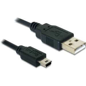 Kábel Delock USB 2.0 A na Mini-B 5 pin, 1 meter - USB káble