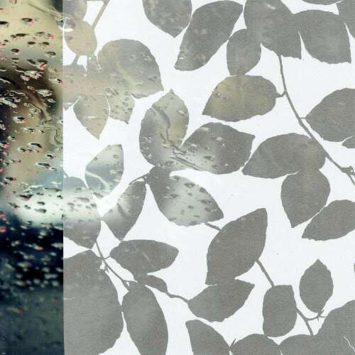 Leaf sztatikus üvegdekor fólia, 45cm x 15m, levél minta, intimitás fólia, matt üveg hatás - Ablakfólia