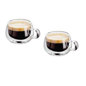 Set of 2 Judge double-walled espresso cups, made of borosilicate glass, 7x5 cm, 75 ml, transparent - Coffee & Tea Set
