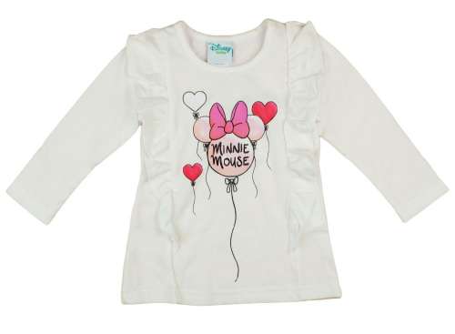 Disney Hosszú ujjú póló - Minnie Mouse #fehér - 74-es méret 31006998