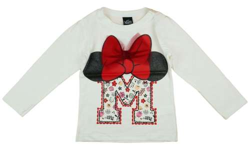 Disney Hosszú ujjú póló - Minnie Mouse #fehér - 116-os méret 31007022