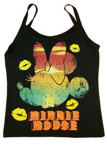 Disney lány Trikó - Minnie Mouse #fekete - 152-es méret 31009477 "Minnie"  Gyerek trikó, atléta