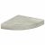 4 db Sarokpolc - Méhsejtes MDF - Betonszürke - 25x25 cm 171932470