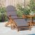 Akácfa Adirondack Kerti Szék Lábtartóval - 75x84x90 cm 53352424
