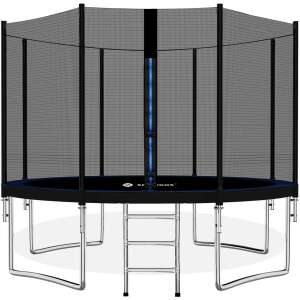 Springos 366cm Premium Trampoline with ladder #black