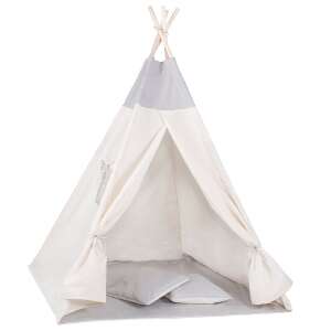Springos Grey Play Tent with Cushions - Teepee