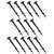 14 black plastic fixing pegs for Springos bird net