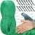 Springos bird net with 14 fixing pegs, green, 8x14m, protects fruit from birds