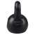 Springos 10kg kettlebell, black, side view