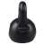Springos 10kg kettlebell, black, side view