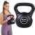 Woman holding Springos 10kg kettlebell, black