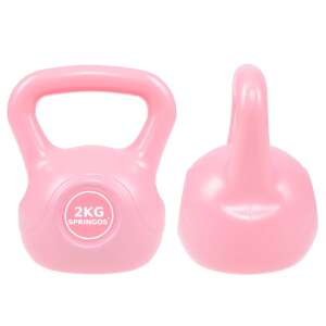 Springos Kettlebell 2kg #pink 53357562 Posilňovanie