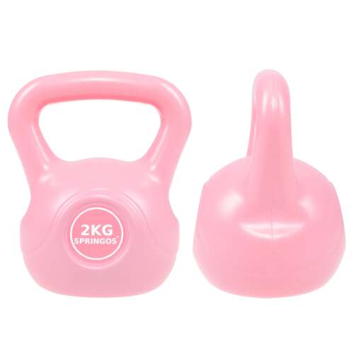 Springos Kettlebell 2kg #pink