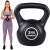 Kettlebell Springos 2 kg, черен, изглед под ъгъл