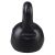 Springos 2kg Kettlebell - Čierny, Pohľad zozadu