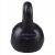 Springos 2kg Kettlebell - Čierny, Pohľad zozadu