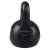 Kettlebell Springos 2 kg, czarny, widok z boku