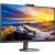 Ukośny widok monitora Philips 27E1N5600HE 27 cali z kamerą internetową