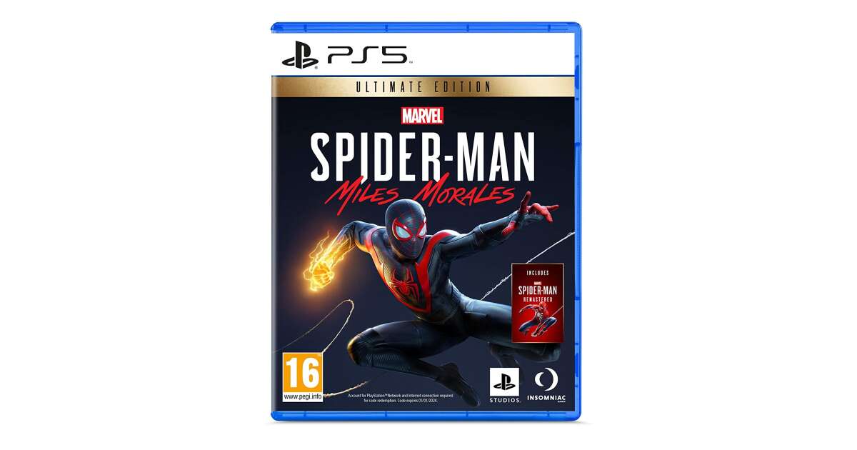 Marvel Spider-Man: Miles Morales Ultimate Edition (PS5) game software