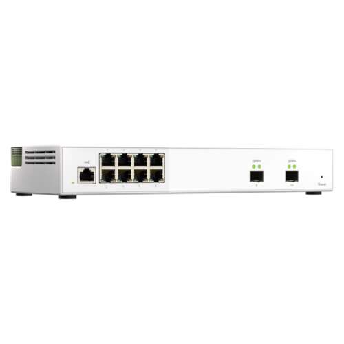 QNAP QSW-M2108-2S Switch 8x2500Mbps + 2x10000Mbps SFP+, Manageable, Desktop - QSW-M2108-2S