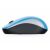 Pohľad zboku na modrú bezdrôtovú myš Genius NX-7000