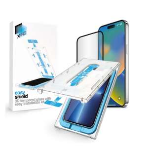 XPRO Easy Shield Tempered Glass 3D kijelzővédő üveg, egyszerű felhelyező készlettel Apple iPhone 13 Pro Max / Apple Iphone 14 Plus készülékhez (127702)