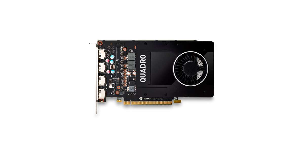 PNY Quadro nVidia P2000 5GB GDDR5 Videókártya (VCQP2000-PB) | Pepita.hu