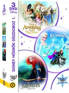 Disney hősnők díszdoboz 1. (DVD) 31018984 CD, DVD - Zenék felnőtteknek - Gyermek film / mese