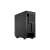 Schräge Rückansicht des Fractal Design Meshify 2 Compact Black PC-Gehäuses