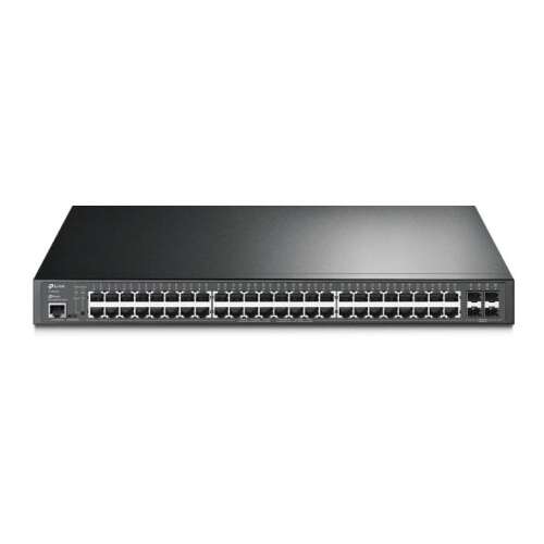 TP-Link TL-SG3452P Switch 48x1000Mbps (48xPOE+) + 4xGigabit SFP + 2xkonzol port, Menedžirani Rackes, TL-SG3452P 53418005