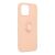 Roar Amber iPhone 13 Pro Max rózsaszín szilikon tok gyűrűtartóval