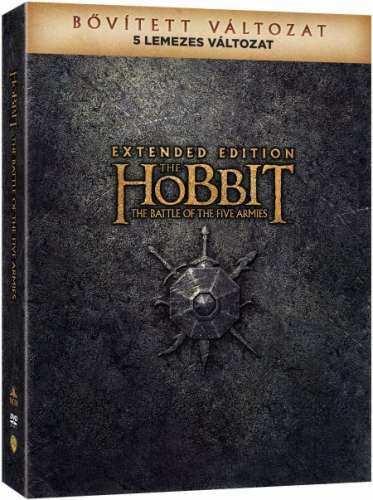 A hobbit: Az öt sereg csatája - 5 Lemezes Bővített Kiadás (DVD)