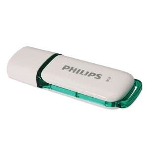 Philips 8GB Snow Edition USB pendrive, fehér zöld díszítéssel - Pendrive